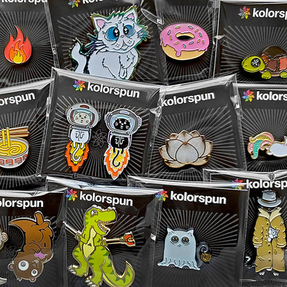 Construction Cat Pin